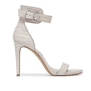 Vince Camuto Farella porcelain smooth crick ankle strap sandals heels Sz 6 1/2